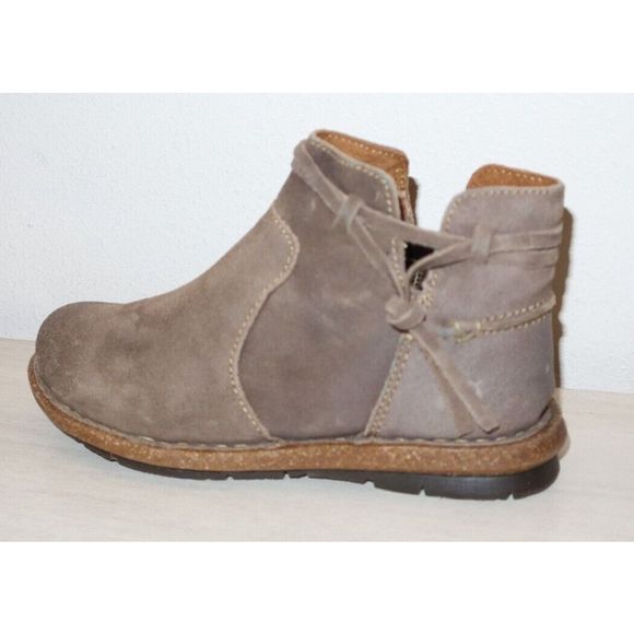 Born BR0017422 Women's SZ 8M Gray Brown Wynter Comfort Ankle Booties - Picture 8 of 11